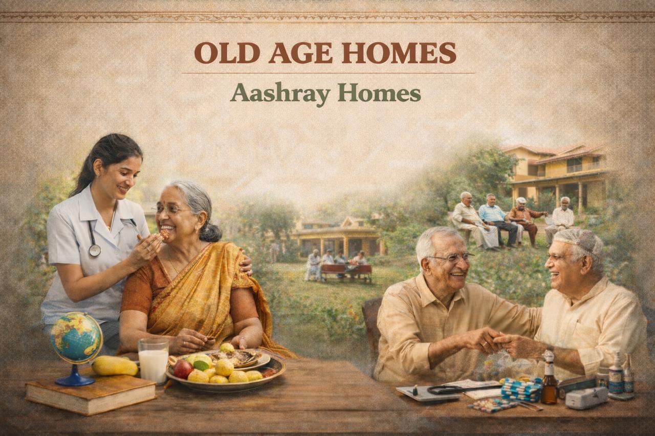 Elderly person smiling